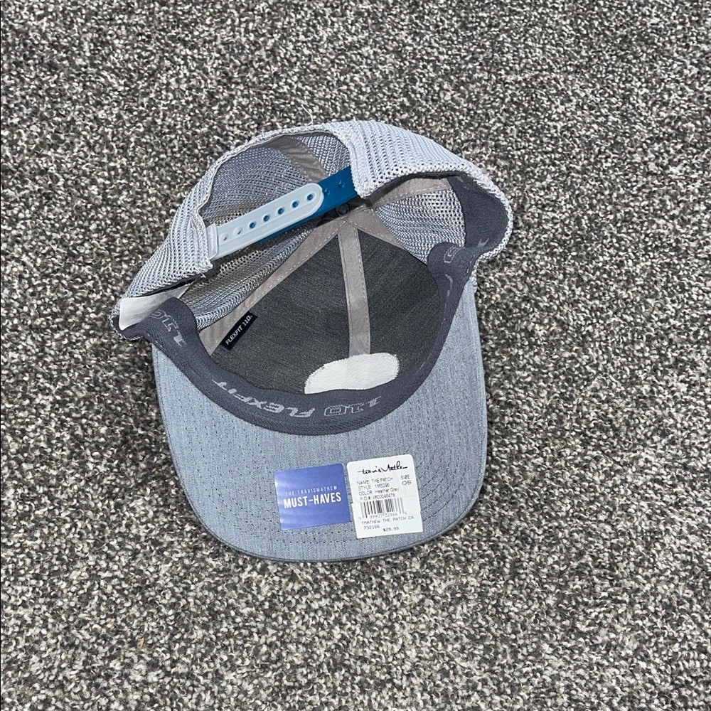 Travis Mathew Golf Light Gray Mesh Patch Cap - Picture 4 of 8